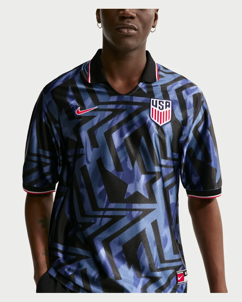 Nike USMNT Energy  Dri-FIT Kurzarm-Fußballoberteil für Herren - Blau Blau