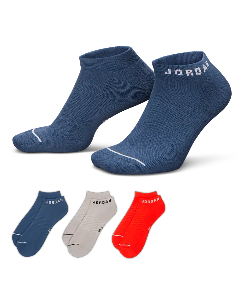 Jordan Everyday No-Show-Socken für jeden Tag (3 Paar) - Multi-Color Multi-color