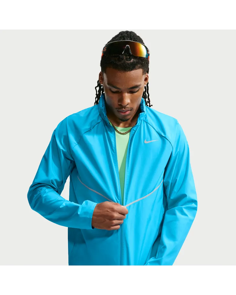 Nike Miler Repel Laufjacke mit UV-Schutz (Herren) - Blau Blau