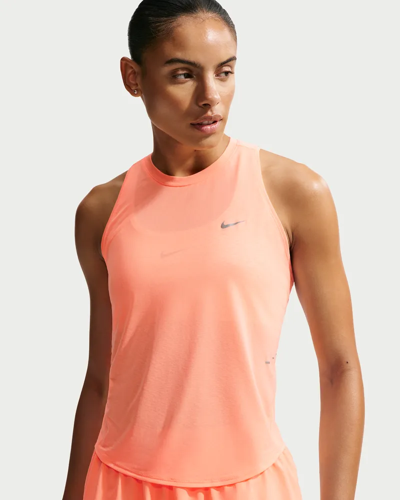 Nike Swift Breathe Dri-FIT Lauf-Tanktop (Damen) - Orange Orange