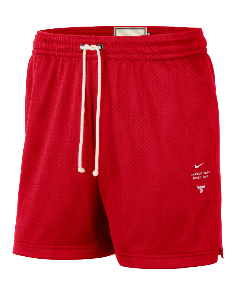 Nike Chicago Bulls Standard Issue Dri-FIT Basketballshorts aus Mesh (Herren, ca. 13 cm) - Rot Rot
