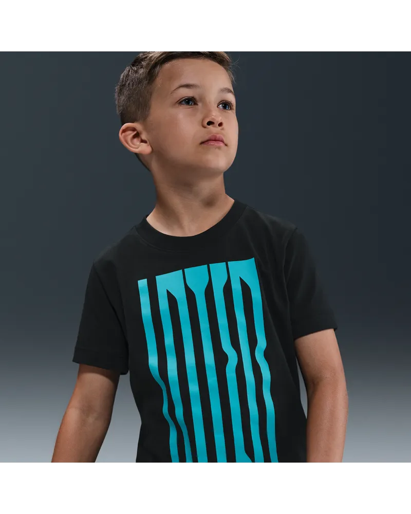 Nike Inter Mailand  Fußball-T-Shirt (ältere Kinder) - Schwarz Schwarz