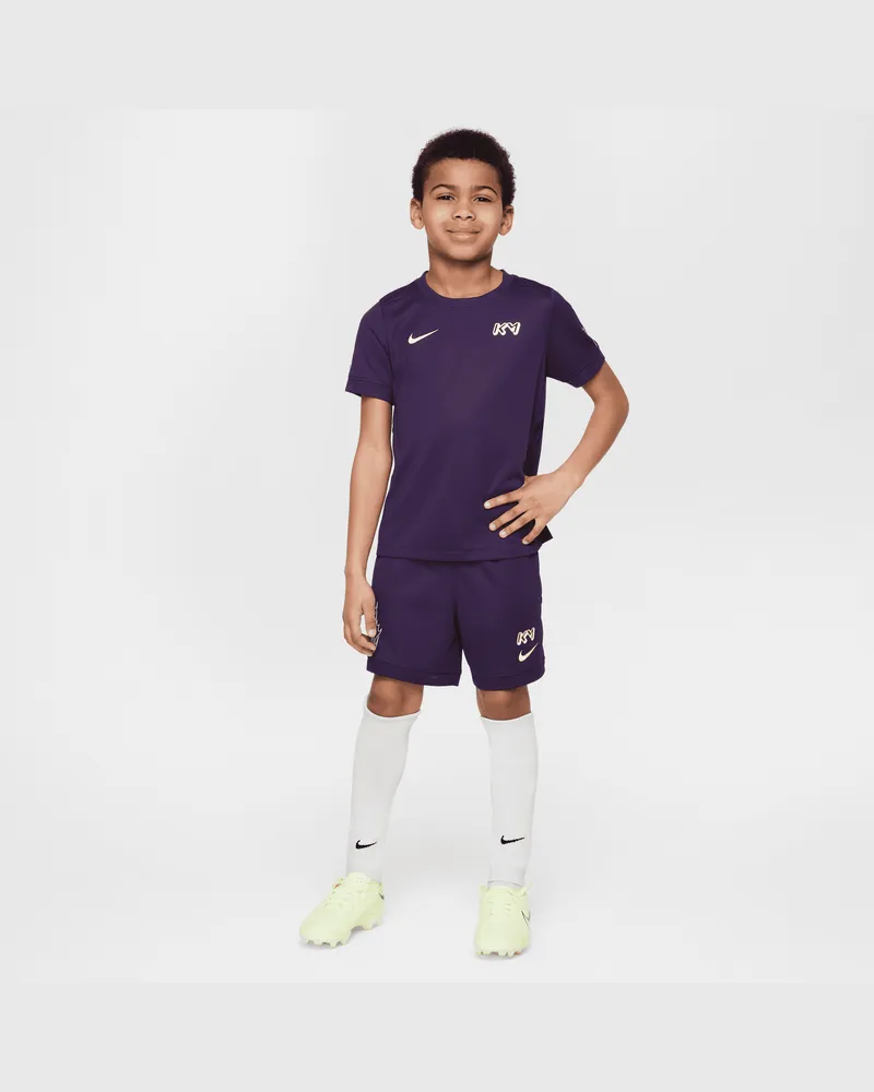 Nike Dri-FIT Kylian Mbappé ACD25 Set aus Kurzarmoberteil und Shorts (jüngere Kinder) - Lila Lila