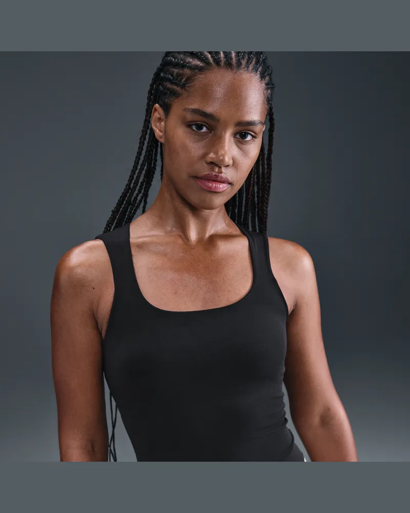 Nike Zenvy Dri-FIT Tanktop für Damen - Schwarz Schwarz