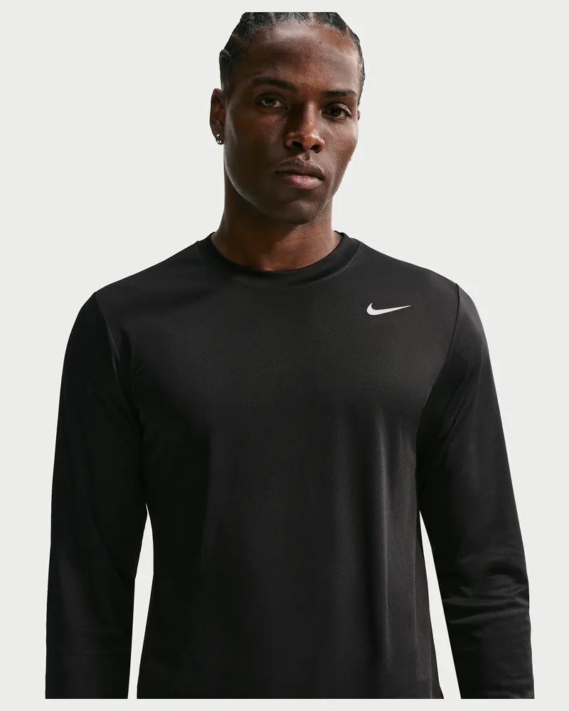 Nike Flex Trainings-Longsleeve mit Dri-FIT-Technologie (Herren) - Schwarz Schwarz