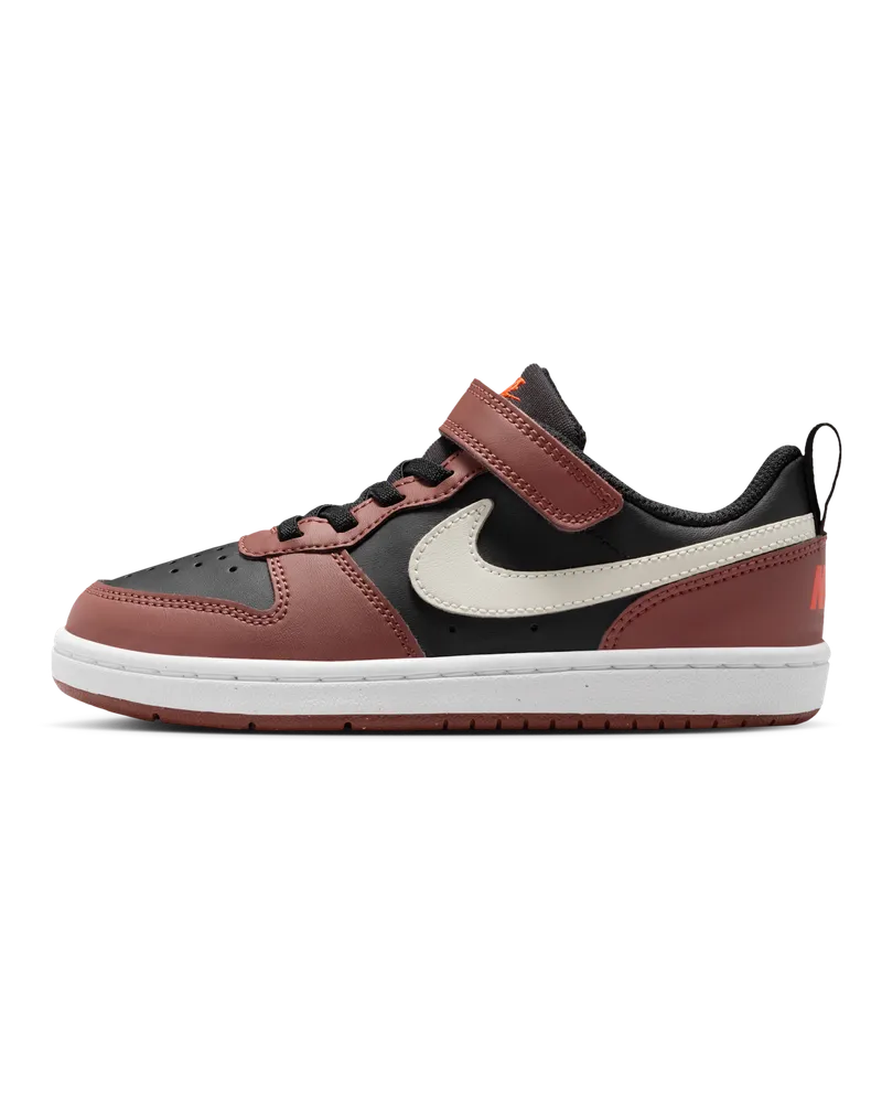 Nike Court Borough Low Recraft Schuh für jüngere Kinder - Schwarz Schwarz