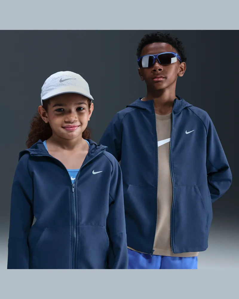 Nike Dri-FIT UV Trainingsjacke (ältere Kinder) - Blau Blau