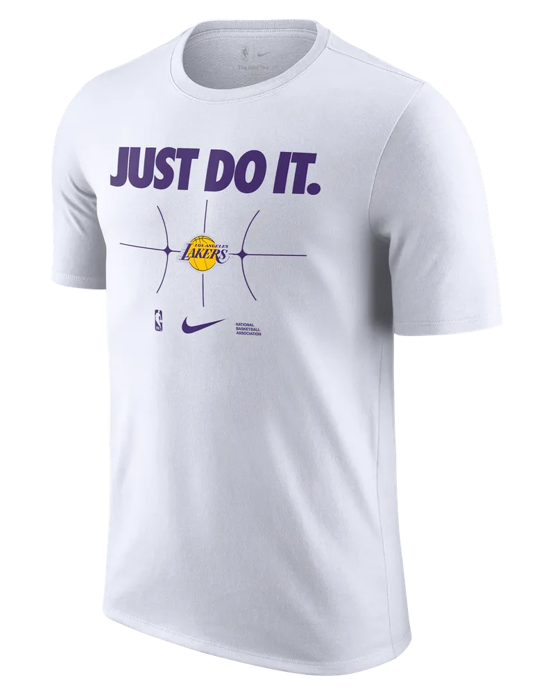 Nike Los Angeles Lakers Essential NBA-T-Shirt für Herren - Weiß