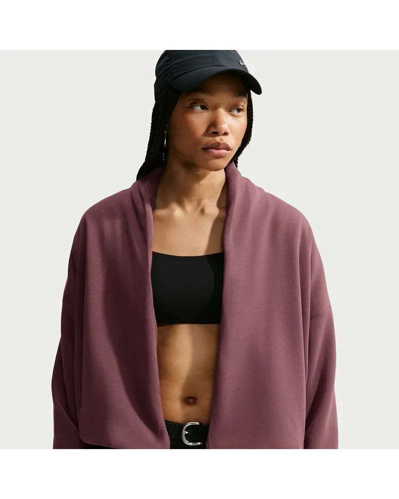 Nike 24.7 ImpossiblySoft Plush Therma-FIT Jacke mit Schalkragen (Damen) - Braun Braun