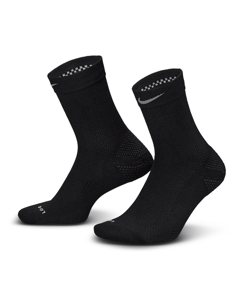Nike Running Lightweight Micro Crew-Socken (1 Paar) - Schwarz Schwarz