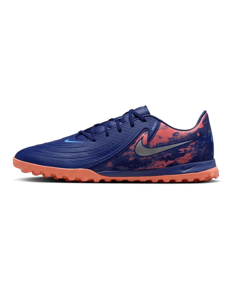 Nike Phantom GX 2 Academy "Erling Haaland" TF Low Top Fußballschuh - Blau Blau