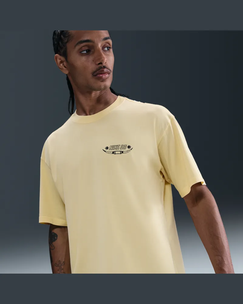 Nike SB Max90 Skateboard-T-Shirt - Gelb Gelb