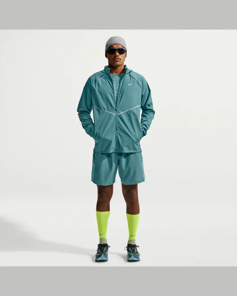 Nike Miler Dri-FIT-Laufshorts ohne Futter (Herren, ca. 18 cm) - Blau Blau