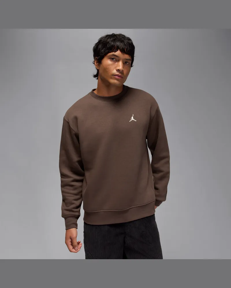 Jordan Brooklyn Fleece Sweatshirt mit Rundhalsausschnitt für Herren - Braun Braun