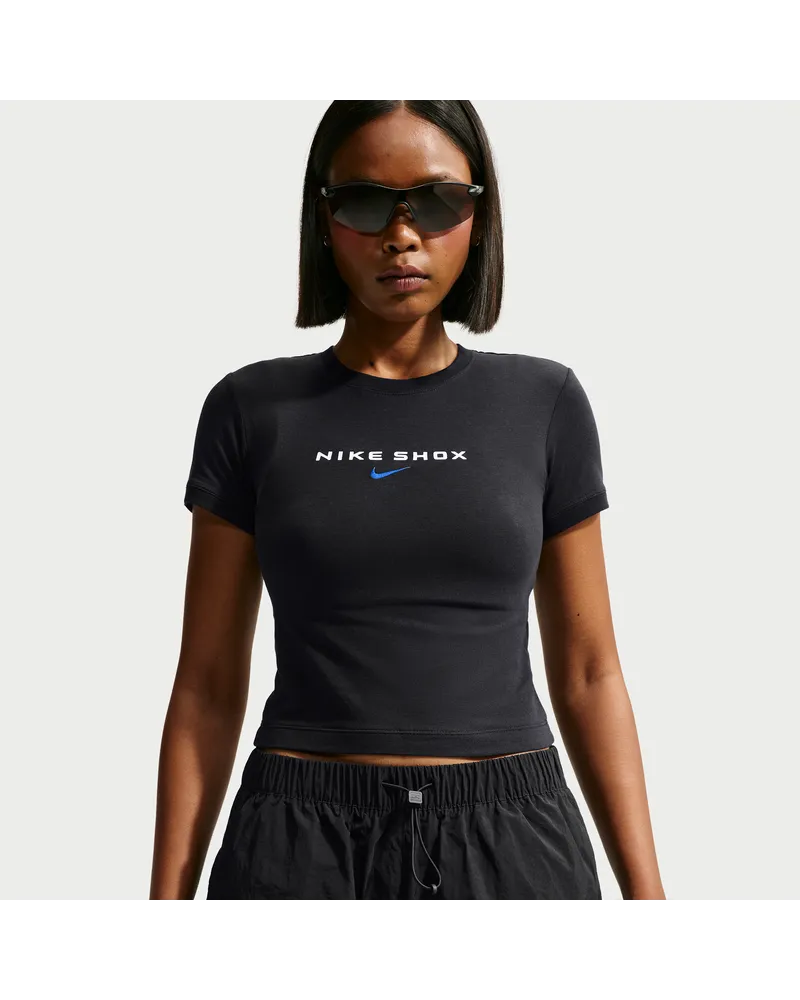Nike T-Shirt (Damen) - Schwarz Schwarz