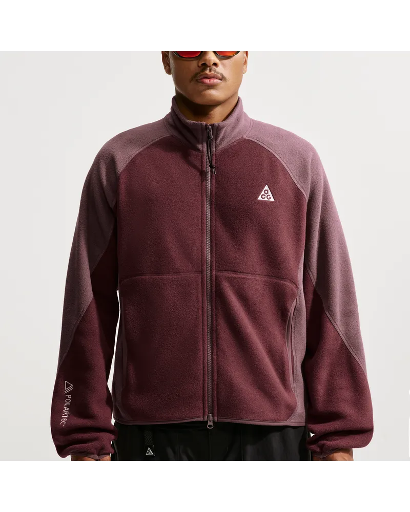 Nike ACG "Wolf Tree" Jacke mit durchgehendem Reißverschluss - Lila Lila