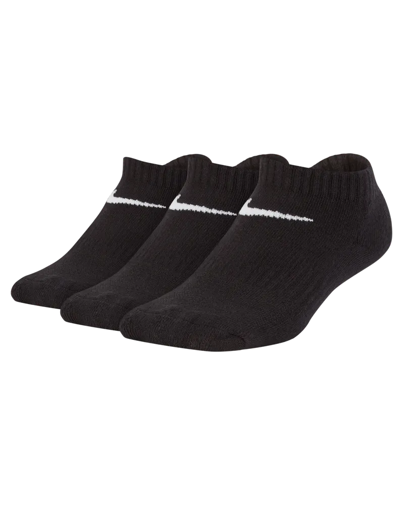 Nike Dri-FIT Performance No-Show-Socken für jüngere Kinder (3 Paar) - Schwarz Schwarz