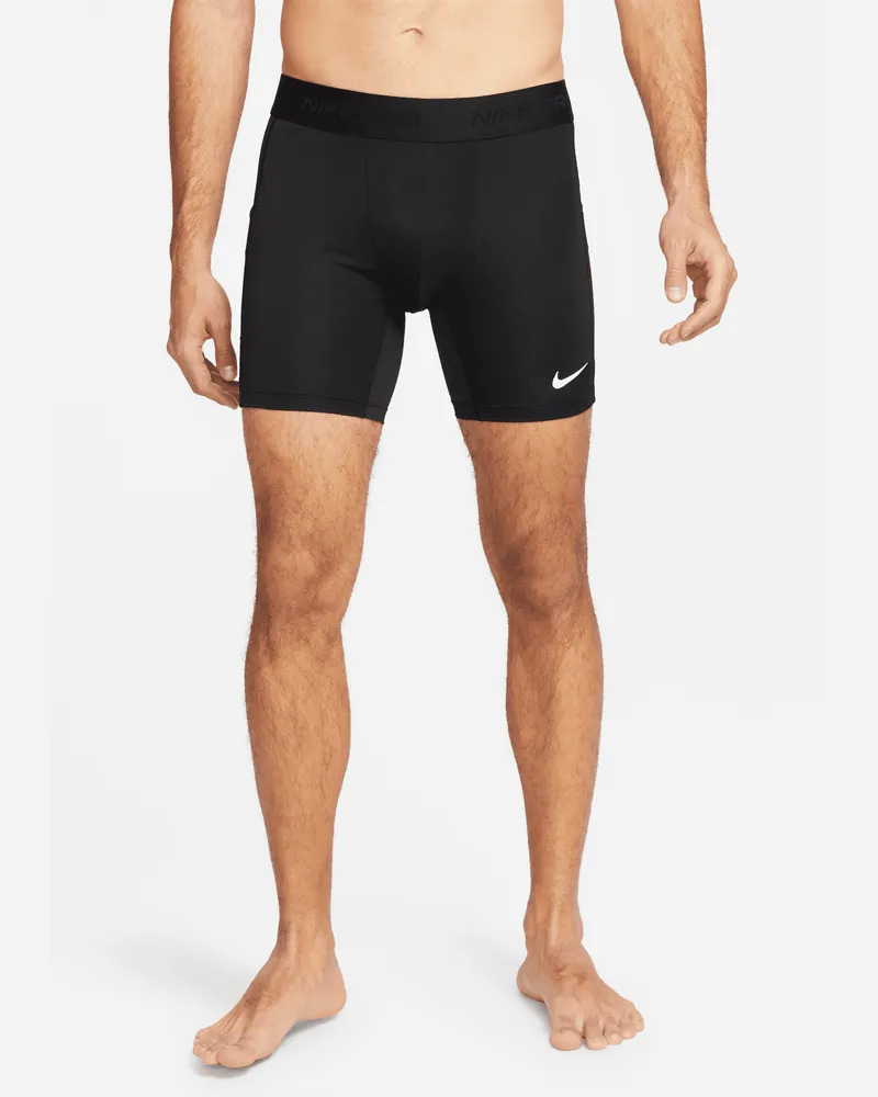 Nike Pro Dri-FIT Fitnessshorts für Herren - Schwarz Schwarz