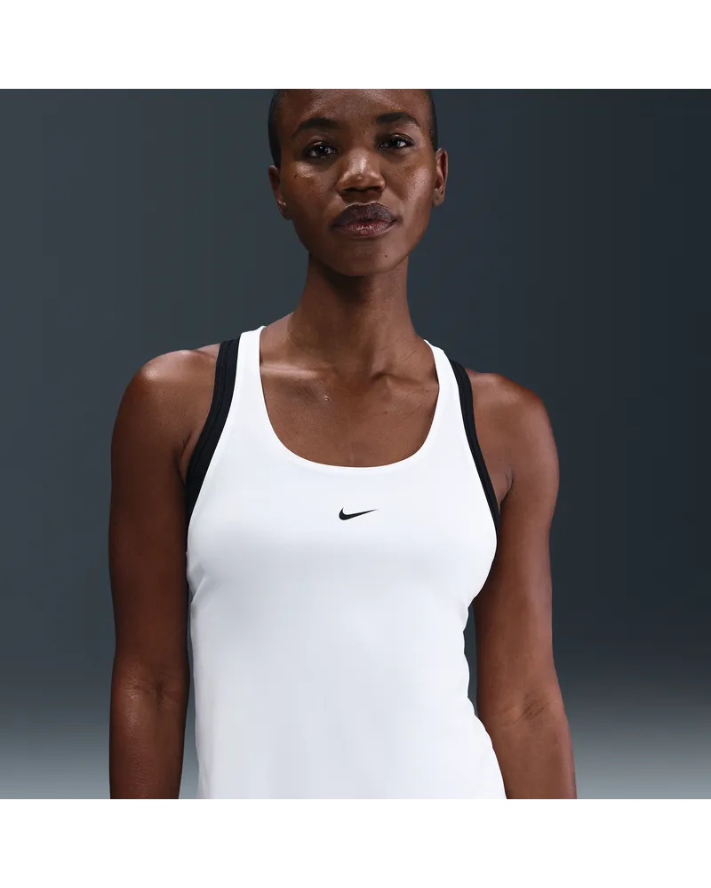 Nike Pro Dri-FIT Tanktop (Damen) - Weiß Weiß