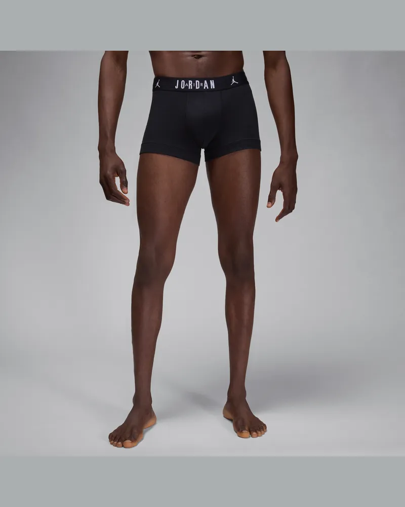 Jordan Flight Cotton Boxershorts (Herren, 3er-Pack) - Schwarz Schwarz