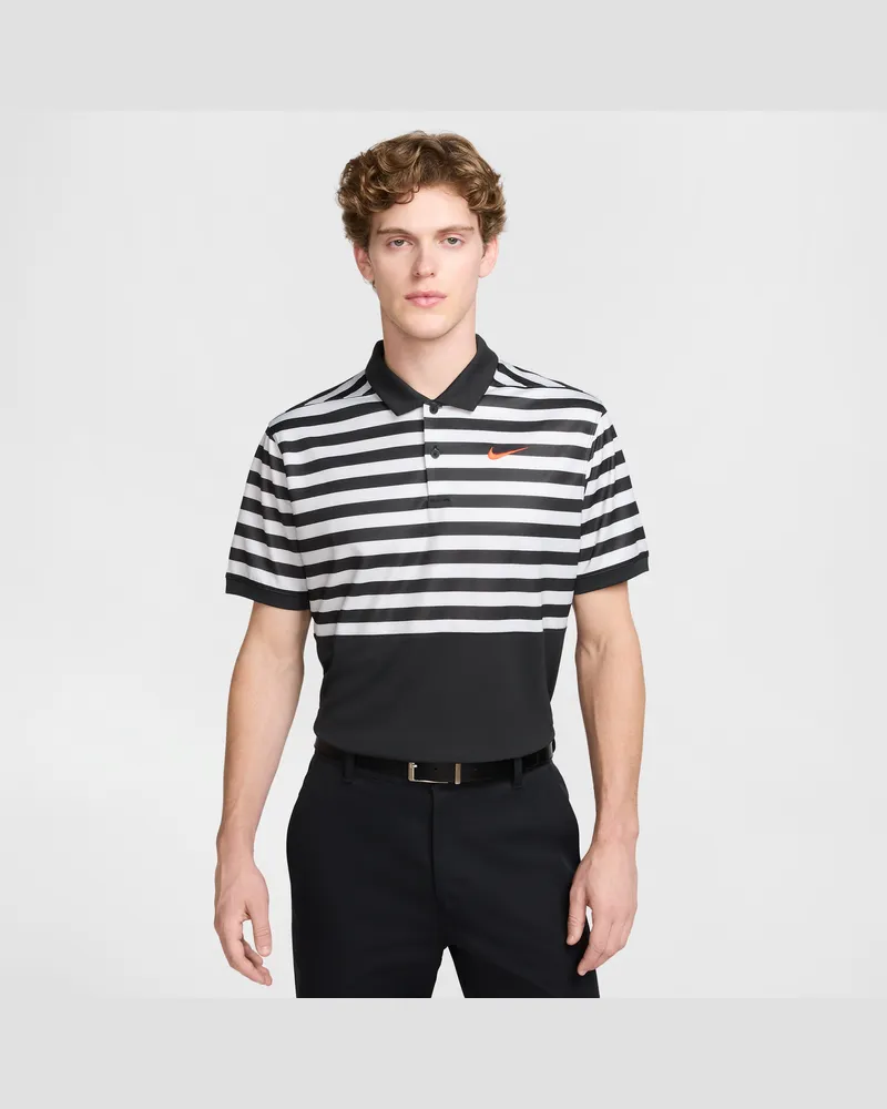 Nike Victory+ Dri-FIT Golf-Poloshirt für Herren - Schwarz Schwarz