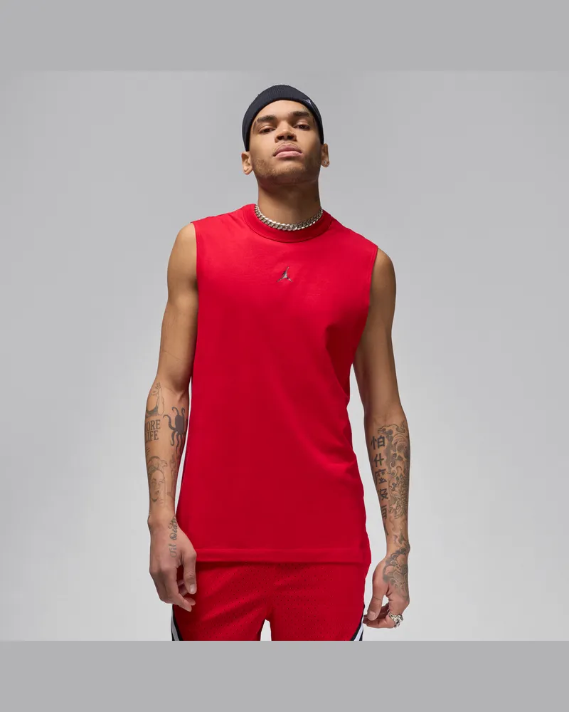Jordan Sport ärmelloses Dri-FIT-Oberteil für Herren - Rot Rot
