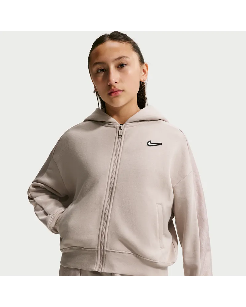 Nike Club Fleece Dance-Longsleeve (ältere Kinder, Mädchen) - Braun Braun