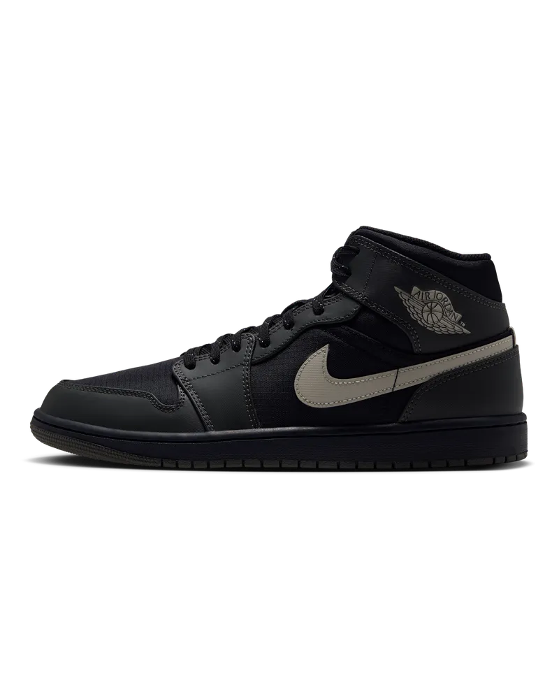 Jordan Air  1 Mid Utility Schuh (Herren) - Schwarz Schwarz