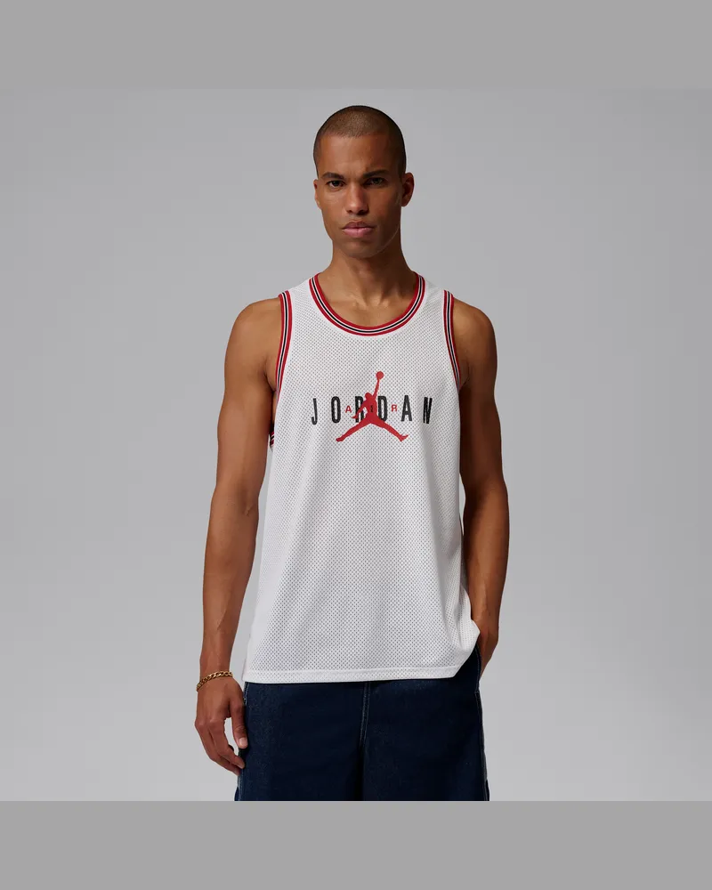 Jordan Brooklyn Mesh-Trikot (Herren) - Weiß Weiß