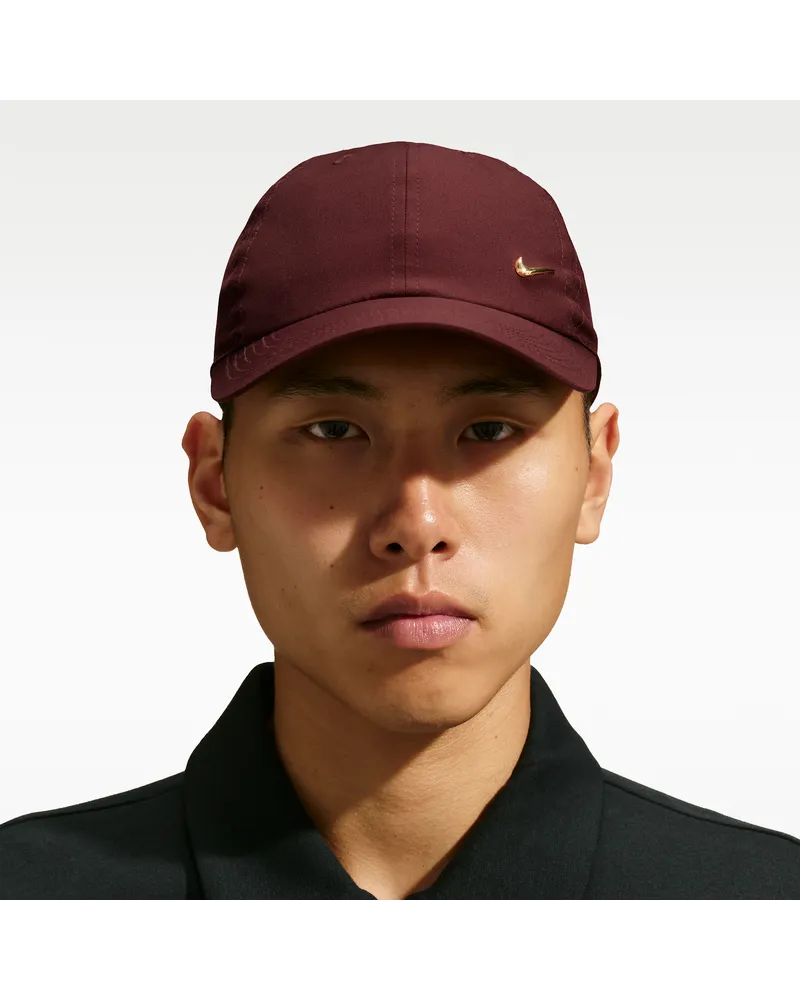 Nike Dri-FIT Club unstrukturierte Metall-Swoosh-Cap für Kinder - Lila Lila