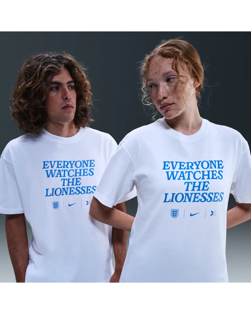 Nike Everyone Watches Women Sports™ "England"  by TOGETHXR Fußball-T-Shirt - Weiß Weiß