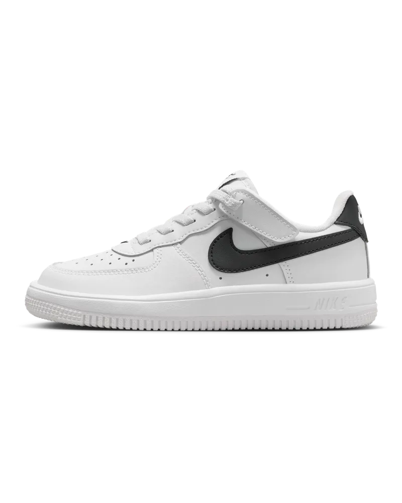 Nike Force 1 Low EasyOn Schuh (jüngere Kinder) - Weiß Weiß