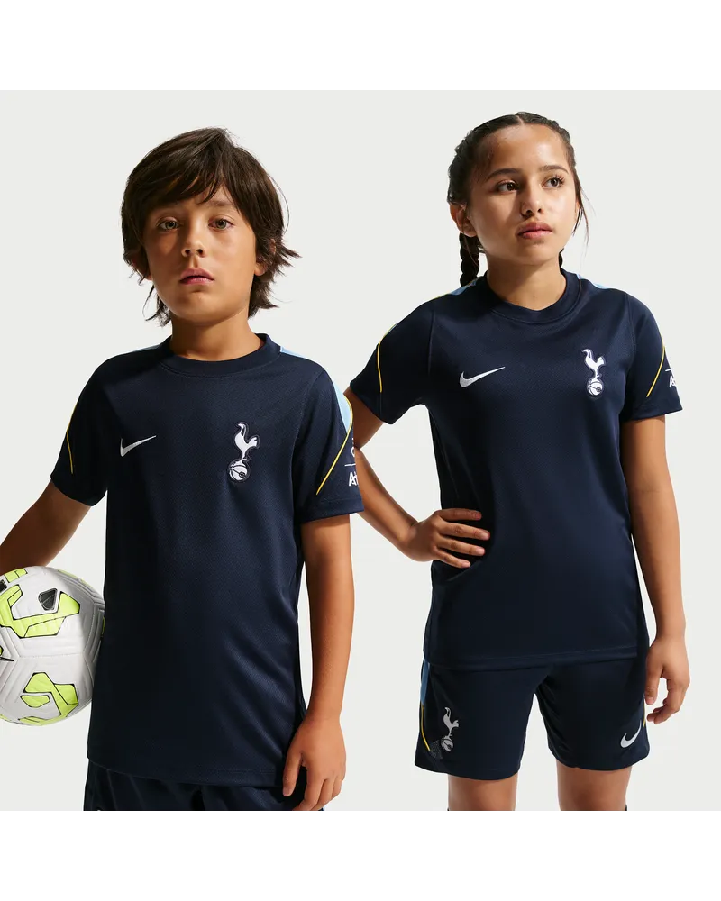Nike Tottenham Hotspur Strike  Dri-FIT Kurzarm-Fußballoberteil (ältere Kinder) - Blau Blau