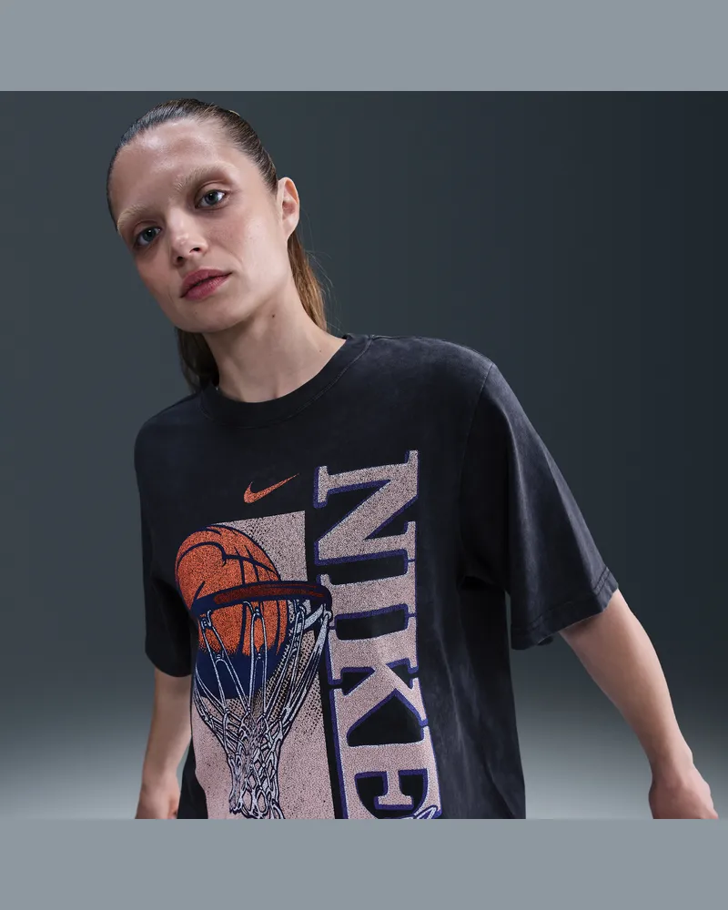 Nike Basketball-T-Shirt (Damen) - Schwarz Schwarz