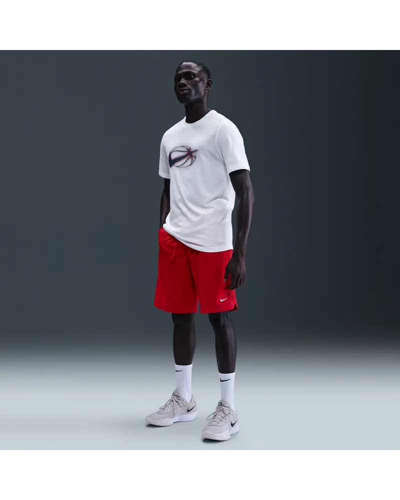 Nike DNA Academy Dri-FIT Basketballshorts (Herren, ca. 28 cm) - Rot Rot