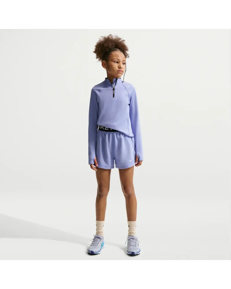 Nike Pro Fleece Dri-FIT-Shorts (ältere Kinder, Mädchen) - Lila Lila