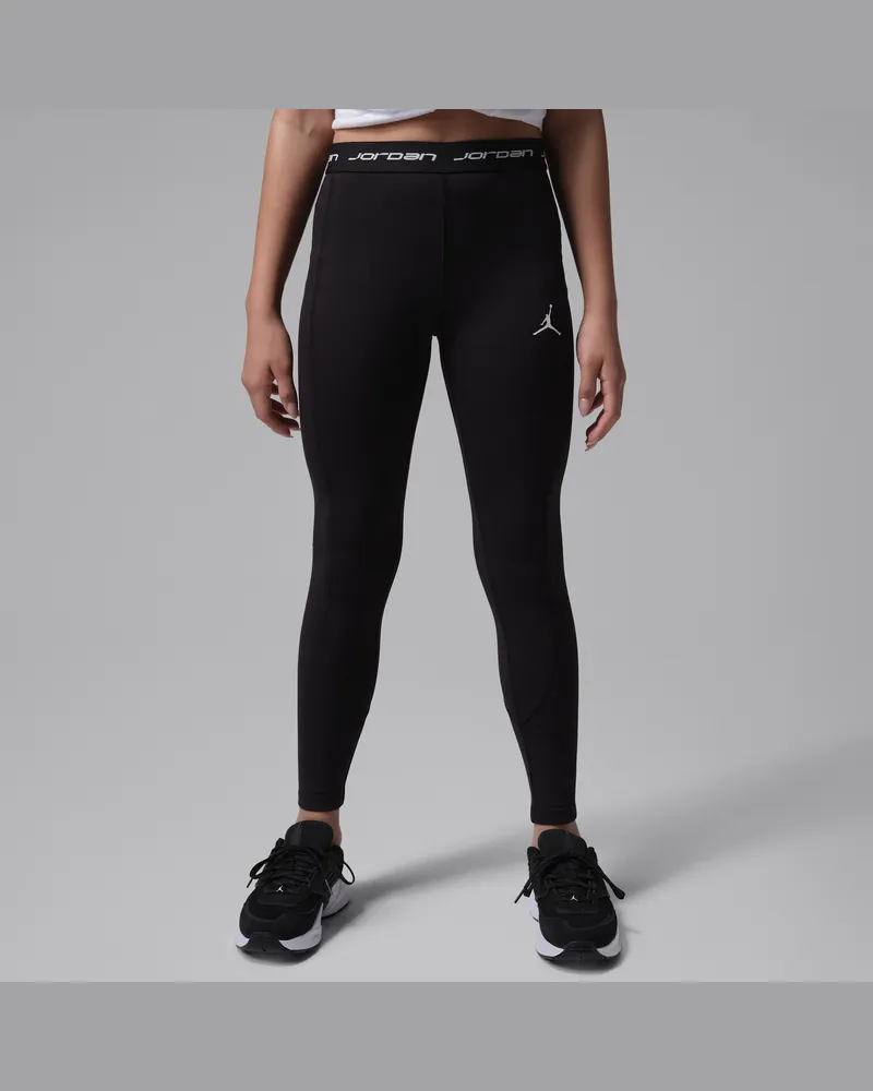Jordan Sport Dri-FIT Leggings (ältere Kinder) - Schwarz Schwarz