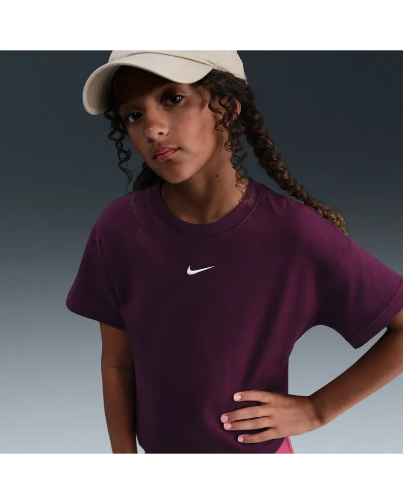 Nike Essential T-Shirt (ältere Kinder, Mädchen) - Rot Rot