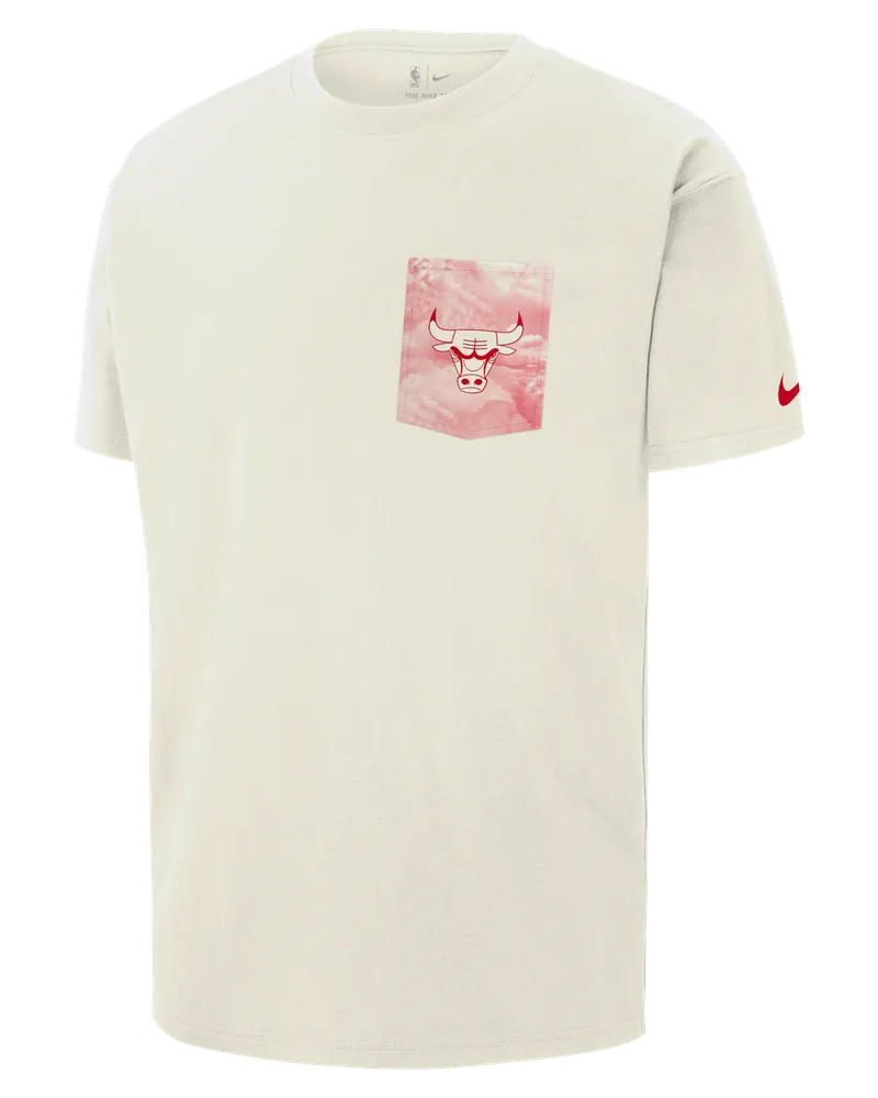 Nike Chicago Bulls Courtside  NBA Max90 T-Shirt (Herren) - Weiß Weiß