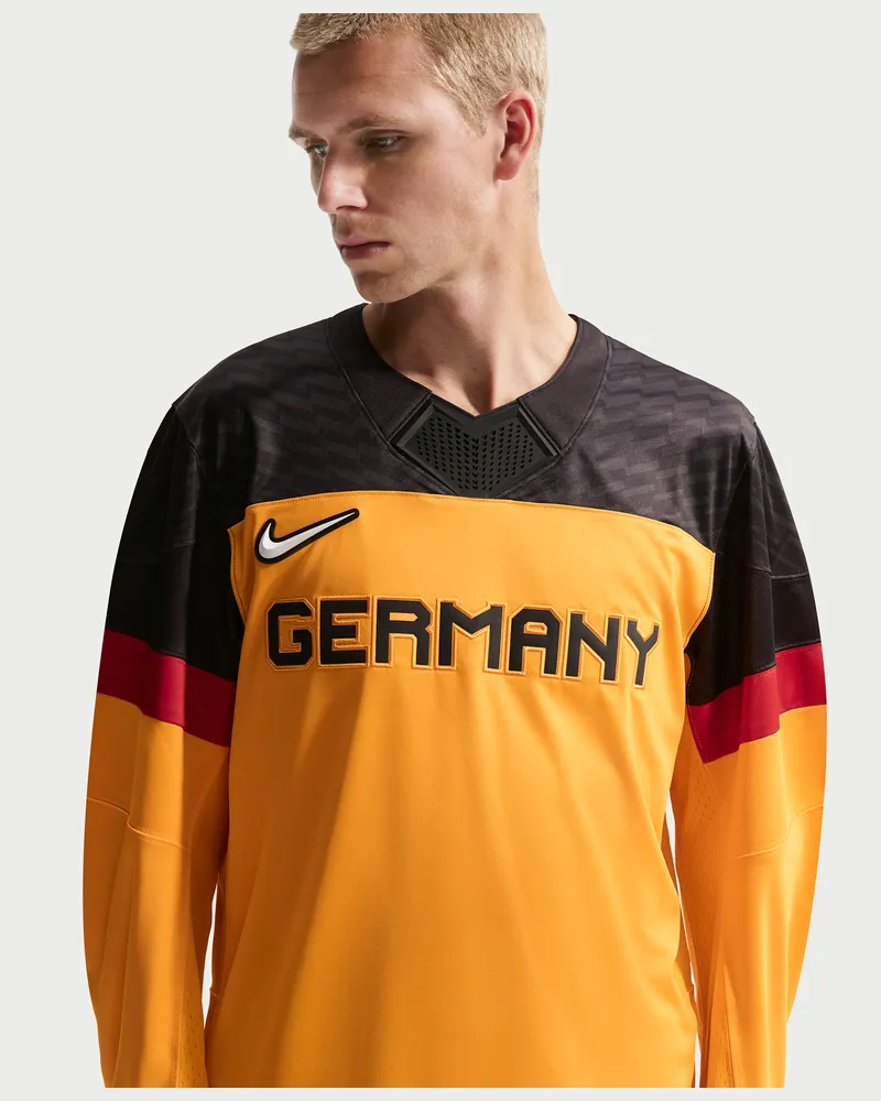 Nike Team Deutschland" Herren-Hockeytrikot - Braun Braun
