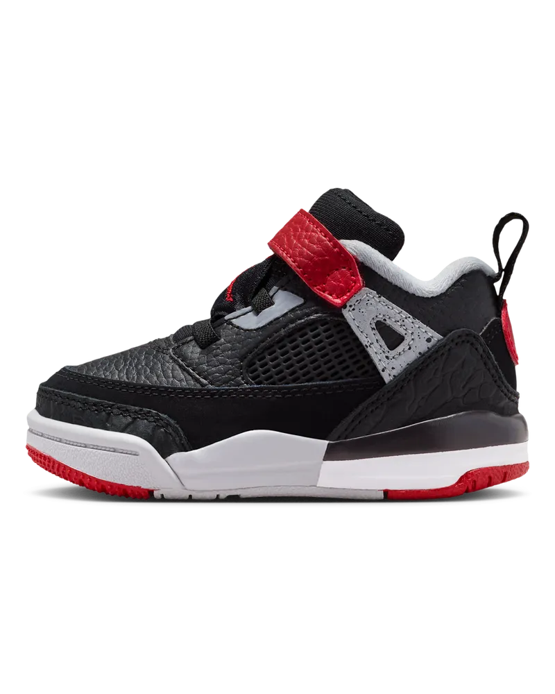 Jordan Spizike Low Schuh für Babys und Kleinkinder - Schwarz Schwarz