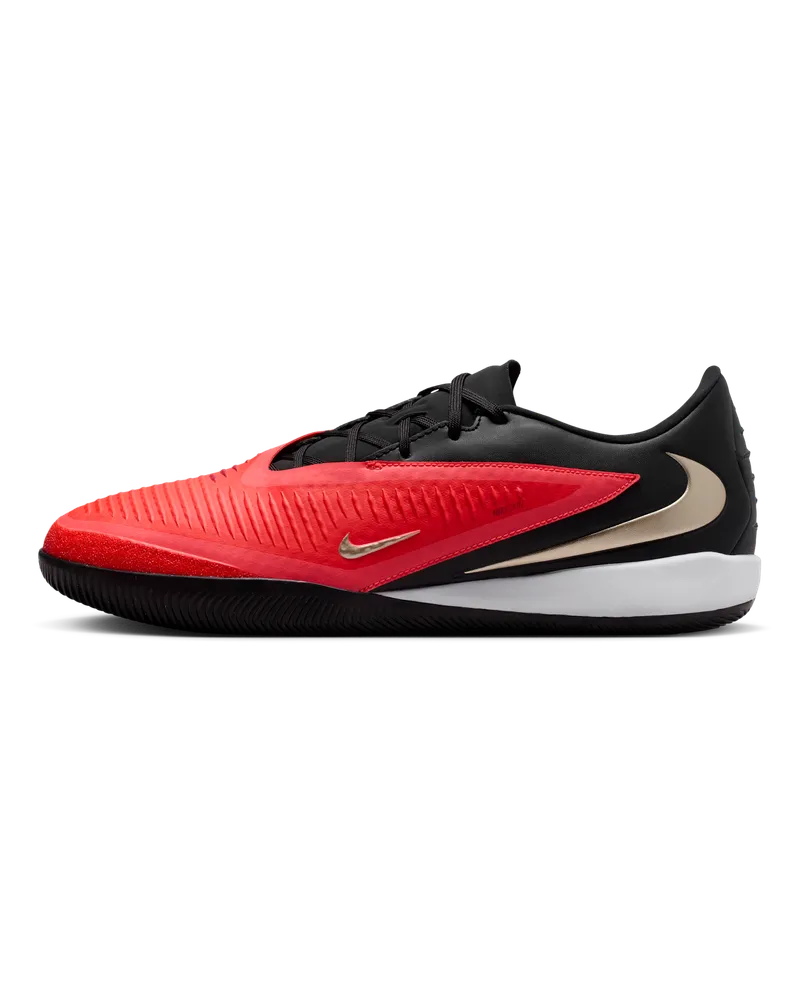 Nike Phantom 6 Low Academy Fußballschuh für Hallen- und Hartplätze - Rot Rot