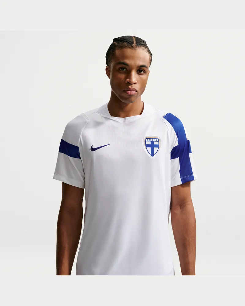Nike Finnland 2026 Heimstadion  Dri-FIT Replika-Fußballtrikot (Herren) - Weiß Weiß