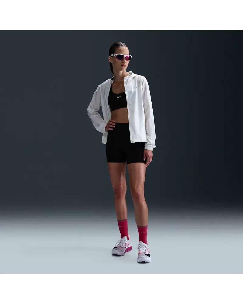 Nike Swift Damen-Laufshorts mit hohem Taillenbund und Taschen (ca. 10 cm) - Schwarz Schwarz