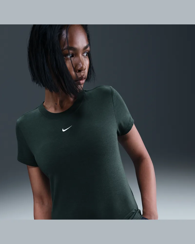 Nike Sportswear Chill Knit Damen-T-Shirt - Grün Grün