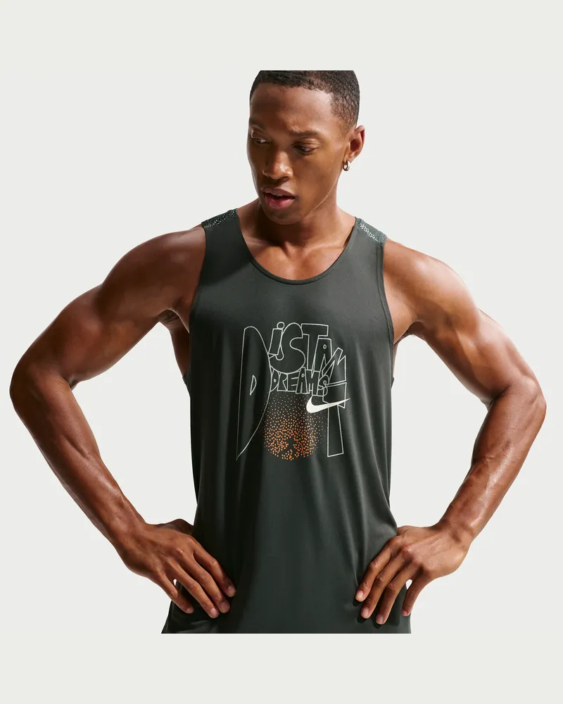Nike Stride Dri-FIT ADV Lauf-Tanktop (Herren) - Grün Grün