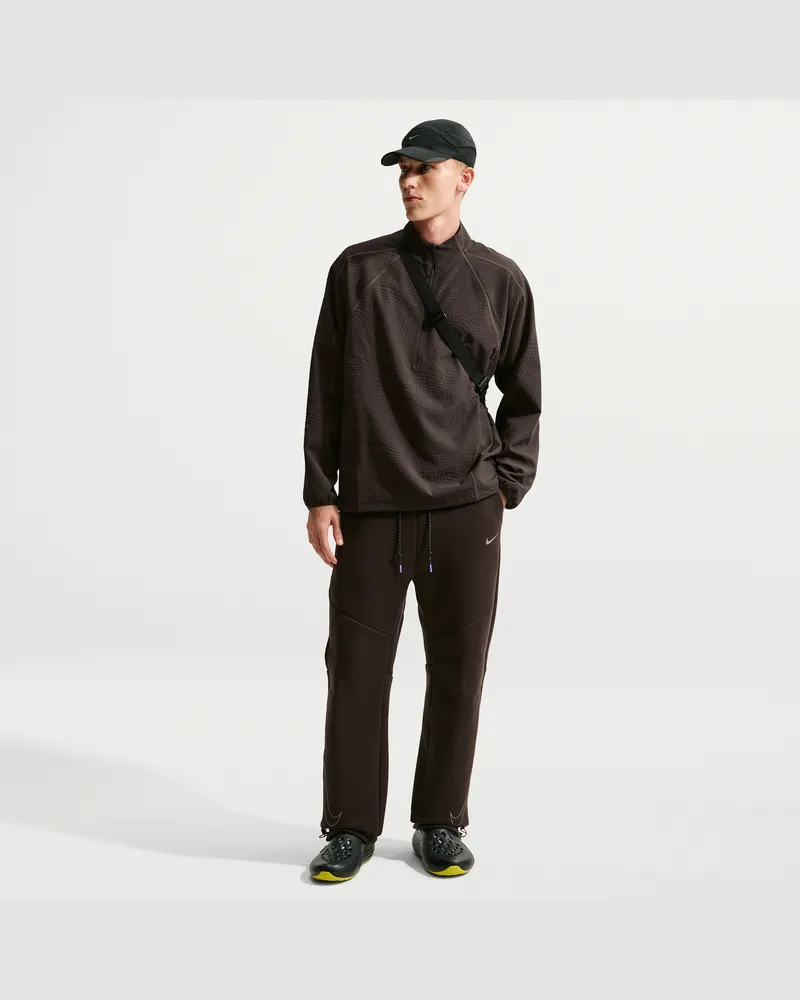 Nike Tech Fleece-Hose mit offenem Saum (Herren) - Braun Braun