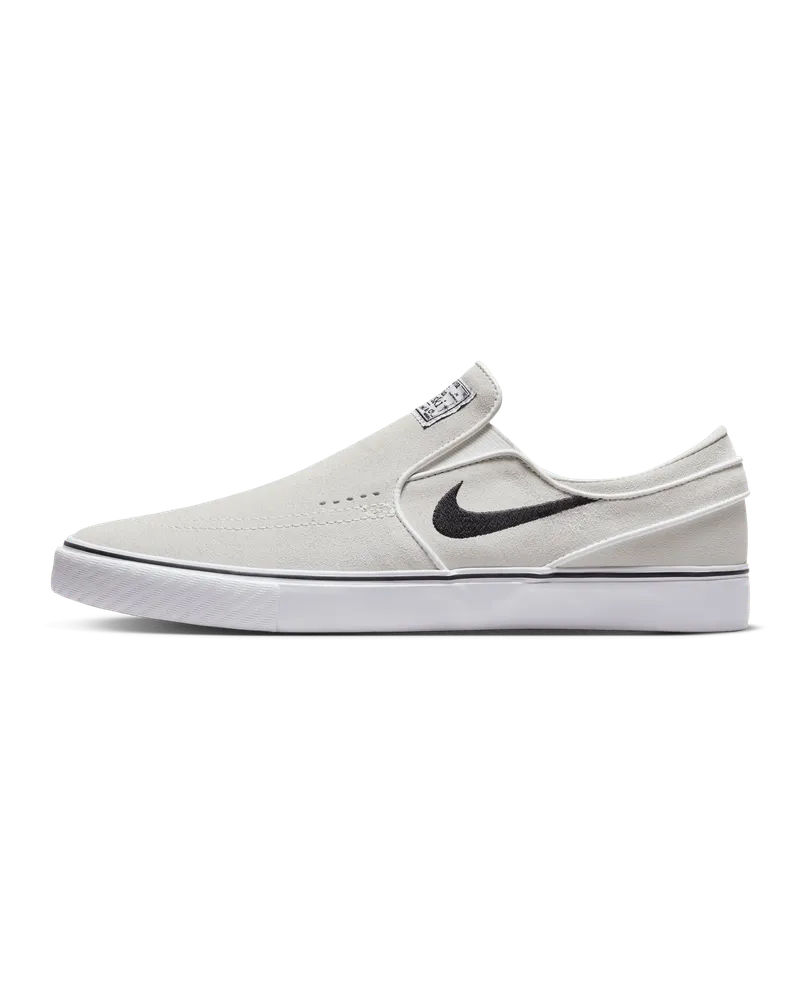 Nike SB Janoski+ Slip Skateboardschuh - Weiß Weiß