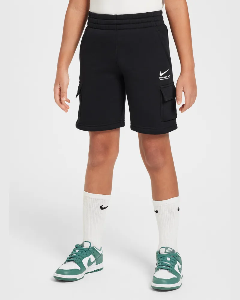 Nike Fleece-Cargoshorts (ältere Kinder, Jungen) - Schwarz Schwarz
