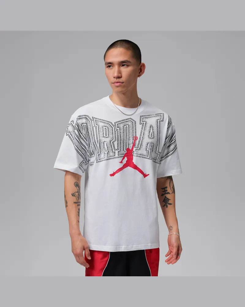 Jordan Men-T-Shirt mit Grafik - Weiß Weiß